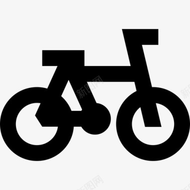 自行车旅行系列4已填充图标图标