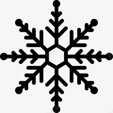 雪花冬季2线性图标图标