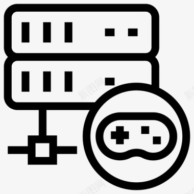 游戏服务器主机游戏图标图标