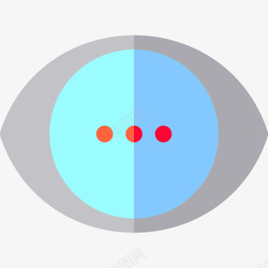 眼睛ui图标2平面图标