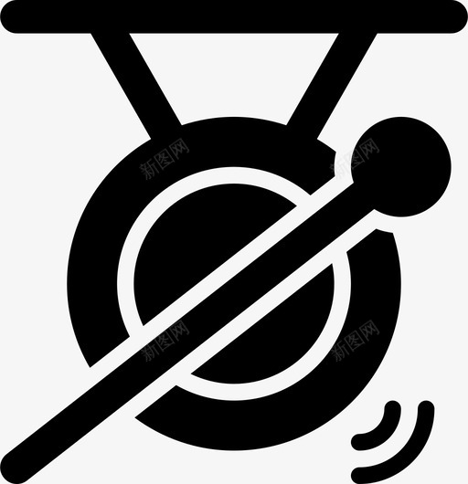 电铃蜂鸣器手铃图标svg_新图网 https://ixintu.com 戒指 手铃 电铃 蜂鸣器 运动 雪橇铃
