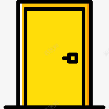 门结构8黄色图标图标