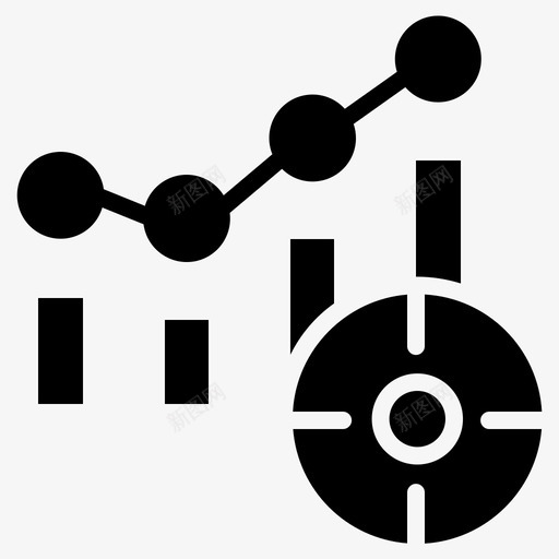 图表分析目标图标svg_新图网 https://ixintu.com 分析 图表 目标