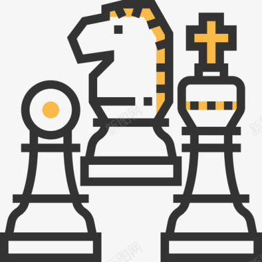 象棋运动装备2黄影图标图标