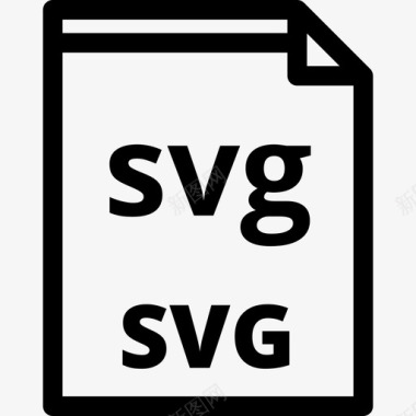 Svg文件类型3线性图标图标