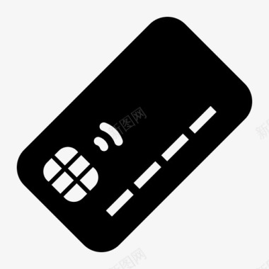 rfid卡信用卡emv图标图标