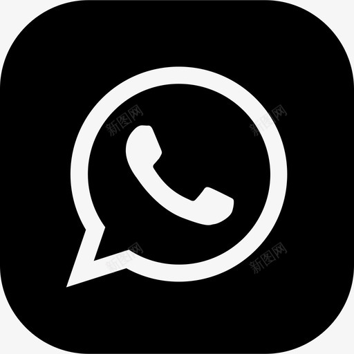 Whatsapp社交媒体9稳定图标svg_新图网 https://ixintu.com Whatsapp 社交媒体9 稳定