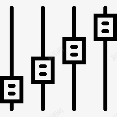 控制基本集合2线性图标图标