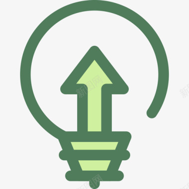 灯泡创业和新业务6维德图标图标