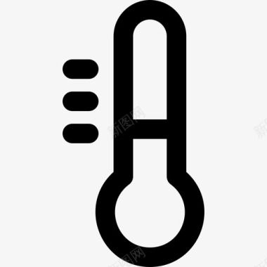 温度计化学3线性图标图标