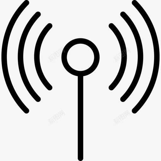 Wifi基本设置2线性图标svg_新图网 https://ixintu.com Wifi 基本设置2 线性