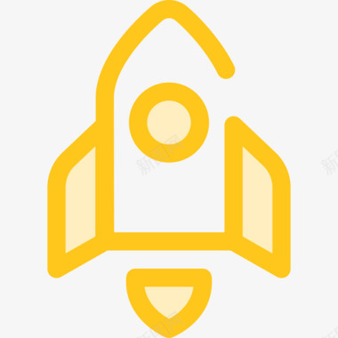 火箭学校系列3黄色图标图标