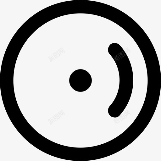 CD音乐图标系列粗体圆形svg_新图网 https://ixintu.com CD 粗体圆形 音乐图标系列