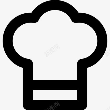 厨师烧烤套餐直系图标图标