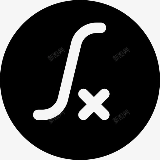 函数数学符号5填充图标svg_新图网 https://ixintu.com 函数 填充 数学符号5