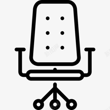 办公椅家具2直线型图标图标
