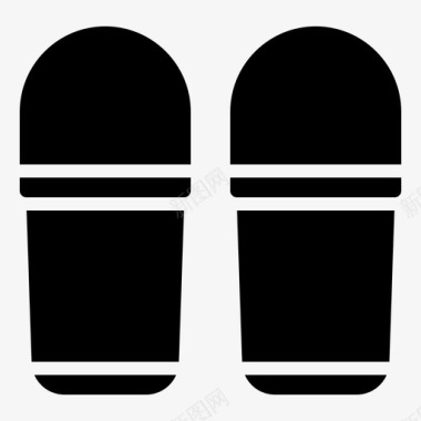 凉鞋假日酒店图标图标