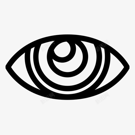 眼睛眼科医生眼睛图标svg_新图网 https://ixintu.com 眼睛 眼睛图标 眼科医生