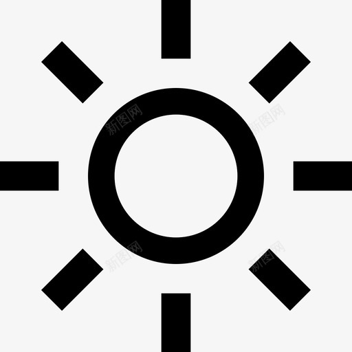 Sun智能手机基本配置线性图标svg_新图网 https://ixintu.com Sun 智能手机基本配置 线性
