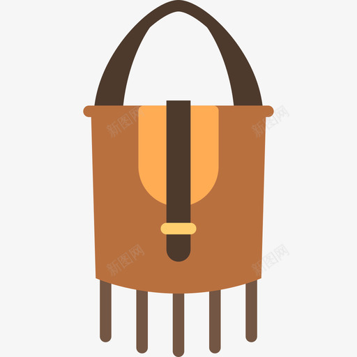 购物袋时髦款式2扁平图标svg_新图网 https://ixintu.com 扁平 时髦款式2 购物袋