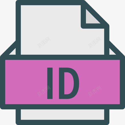 ID格式2线性颜色图标svg_新图网 https://ixintu.com ID 格式2 线性颜色