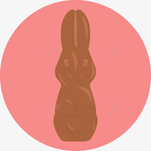 复活节兔子复活节2圆形平面图标svg_新图网 https://ixintu.com 圆形平面 复活节2 复活节兔子