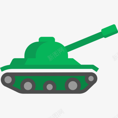 坦克武器2扁平图标图标