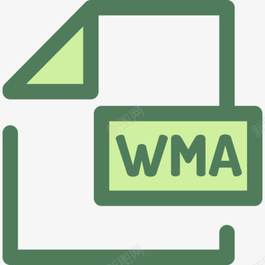 Wma文件和文件夹9verde图标图标