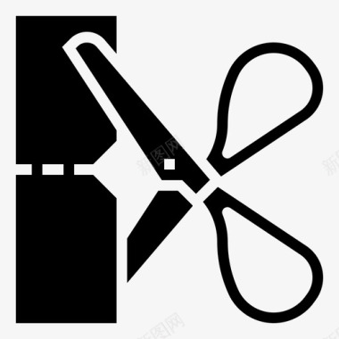 剪diy缝纫图标图标