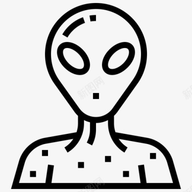 外星人人物人形图标图标