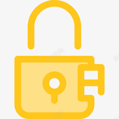锁用户5黄色图标图标