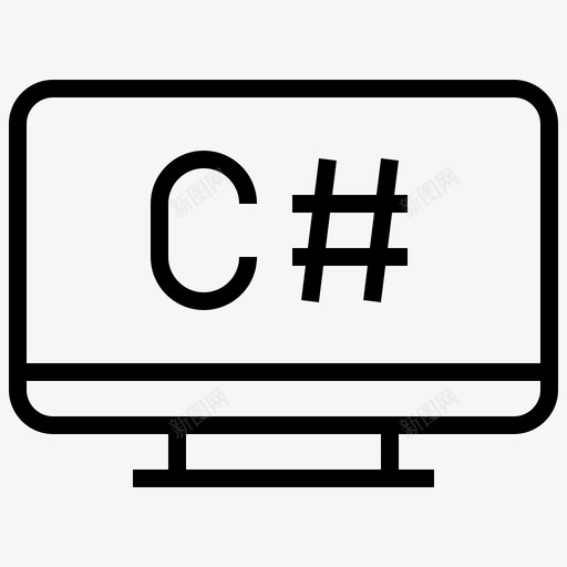 语言代码计算机图标svg_新图网 https://ixintu.com 代码 桌面 编程 编程行 编程语言 计算机 语言