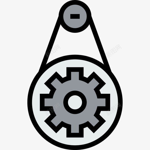 齿轮工业2线性颜色图标svg_新图网 https://ixintu.com 工业2 线性颜色 齿轮