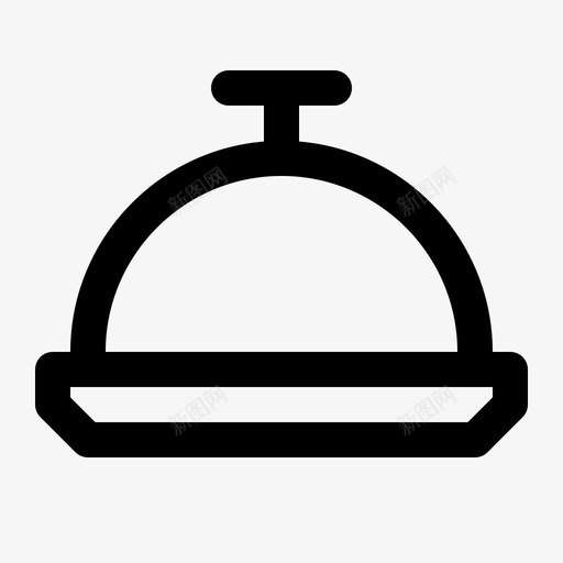 盘子有盖盘子食物图标svg_新图网 https://ixintu.com 有盖盘子 服务 盘子 食品和饮料系列图标集 食物