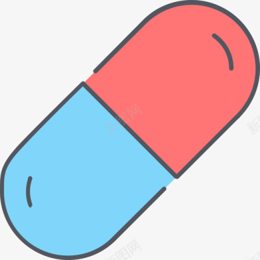 药丸药4颜色图标图标