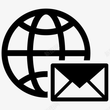 全球通信电子营销电子邮件营销图标图标