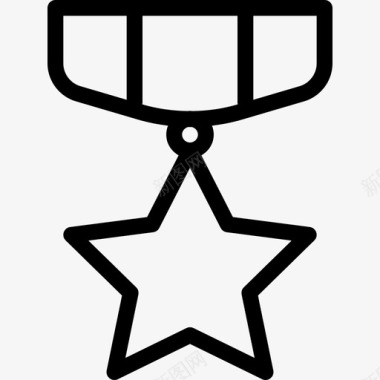 奖章投票奖励徽章直系图标图标