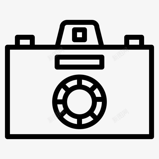 数码相机复古数码相机照片图标svg_新图网 https://ixintu.com 图片 数码相机 数码相机复古 照片 相机轮廓