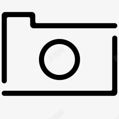 照相机应用程序社交媒体图标图标