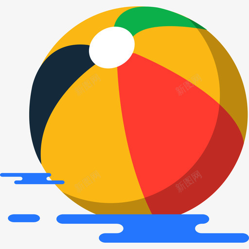 球彩色杂项图标平面svg_新图网 https://ixintu.com 平面 彩色杂项图标 球
