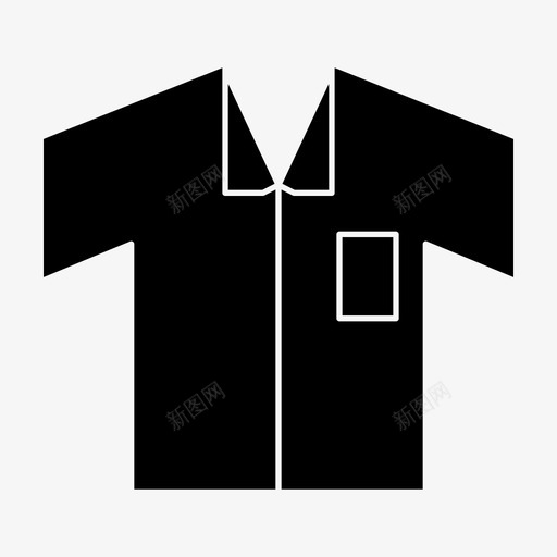 t恤布料衣服图标svg_新图网 https://ixintu.com t恤 制服 布料 时尚 生活方式 衣服