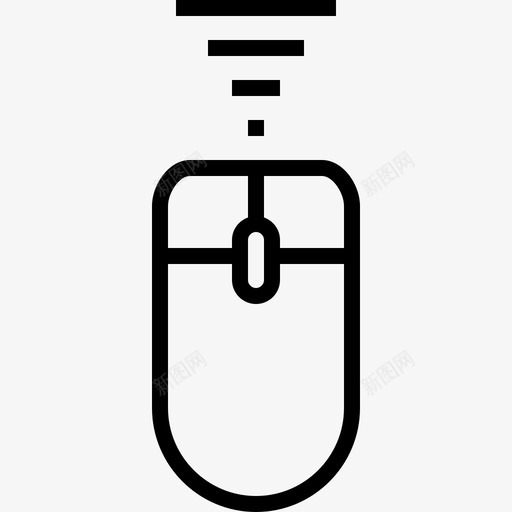 计算机鼠标技术设备2线性图标svg_新图网 https://ixintu.com 技术设备2 线性 计算机鼠标