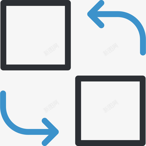 转移业务搜索引擎优化蓝色图标svg_新图网 https://ixintu.com 业务搜索引擎优化 蓝色 转移