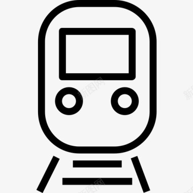 火车旅行运输直达图标图标