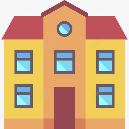 住宅城市元素系列公寓图标svg_新图网 https://ixintu.com 住宅 公寓 城市元素系列
