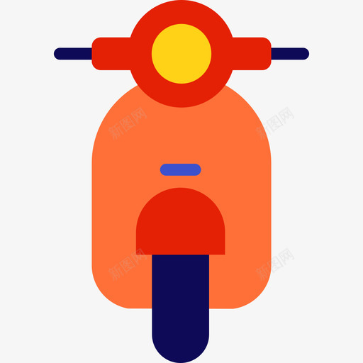 摩托车运输7平板图标svg_新图网 https://ixintu.com 平板 摩托车 运输7