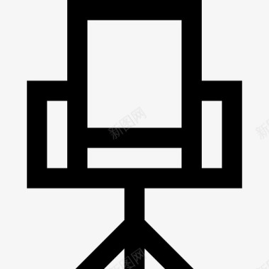扶手椅商务元素2直线型图标图标