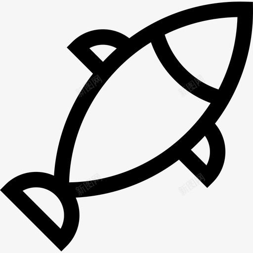 鱼过敏性食物直系图标svg_新图网 https://ixintu.com 直系 过敏性食物 鱼