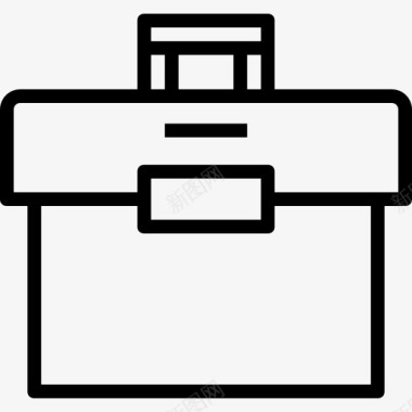 公文包商务和技术收藏直系图标图标