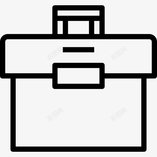 公文包商务和技术收藏直系图标svg_新图网 https://ixintu.com 公文包 商务和技术收藏 直系